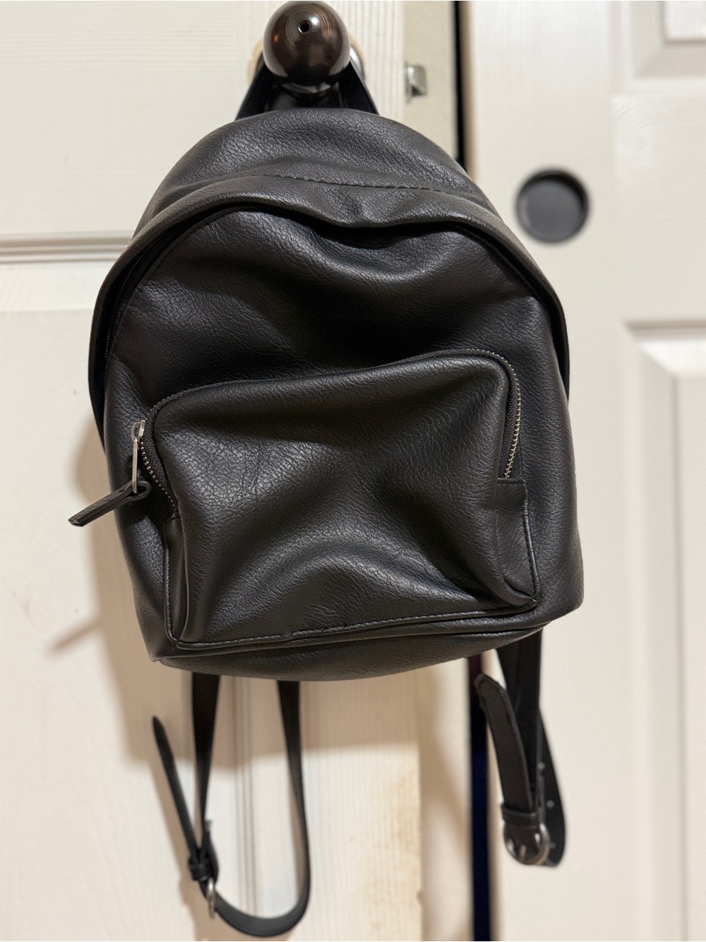 Black Leather Mini Backpack - Universal Thread